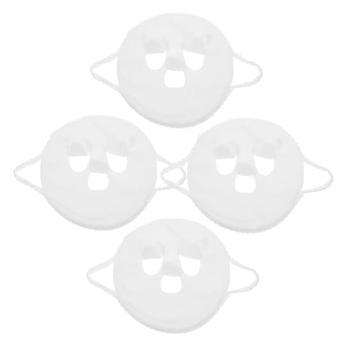 GALPADA 3 Löcher Gesichtsmaske Handtuch 4 Stück Wiederverwendbare Kalt Heiß Kompresse für Hautpflege Spa Handtücher aus Korallen Vlies für und für Gesichtsbehandlungen von GALPADA