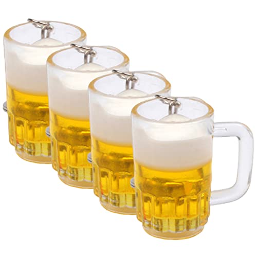 GALPADA 4stücke Teiliges Bierbecher Schlüsselanhänger Dekorative Anhänger Für Rucksack Und Taschen Kreative Geschenkidee Für Bierliebhaber GALPADA 4stücke Teiliges Bierbecher Schlüsselanhänger Dekorative Anhänger Für Rucksack Und Taschen Kreative Geschenkidee Für Bierliebhaber von GALPADA