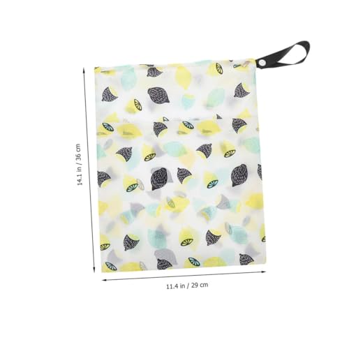 GALPADA 4 Stück wasserdichte Wiederverwendbare Wet Bags aus Waschbarem Material für Stoffwindeln Schwimmsachen und Handtücher Vielseitige Reise feucht trocken Tasche für Wickeltasche und von GALPADA