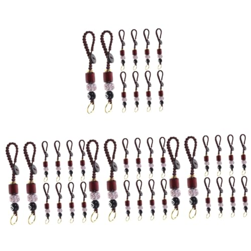 GALPADA 40stücke Teiliges Handgefertigte Bodhi Perlen Schlüsselanhänger Mit Chinesischem Stil Dekorative Schlüsselanhänger Für Taschen Rucksäcke Und Mehr Leicht Und Vielseitig von GALPADA