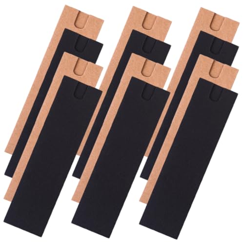 GALPADA 40 Stück Teiliges Kraftpapier Federmäppchen mit Fenster Papier Füllfederhalter Etui Stabiles Stifteetui für Schüler und Büro Leicht Eleganter Stifteschutz für Einzelstifte von GALPADA