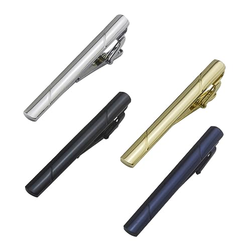 GALPADA 4stücke Kleiner Krawattenclip Für Männer Stilvolle Krawattenbefestigung Krawattenklammer Für Herren Praktische Krawattenklammern von GALPADA