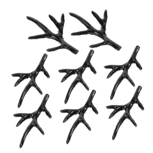 GALPADA 4paare Hirschgeweih Stirnband Aus Kunststoff Zum Basteln Diy-geweih- Geweih-diy-zubehör Stirnband-zubehör Für Haarnadeln Und Haarspangen von GALPADA