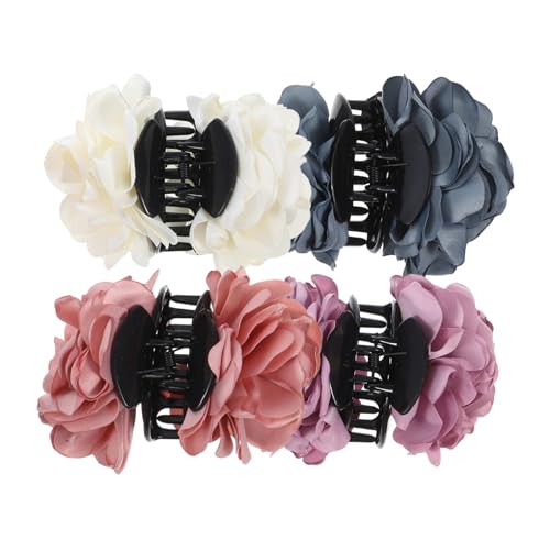 GALPADA 4stücke Groß Frauen Haarclips Mit Rosen Blumen Design Haarklammern Für Hochzeit Party Festivecoration von GALPADA