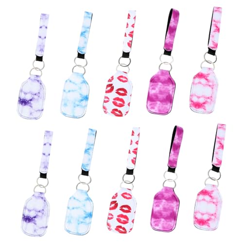 GALPADA 5paare Teiliges Set Farbenfrohe Schlüsselanhänger Für Lippenstift Mit Handgelenkband Aus Strapazierfähigem Material Praktische Aufbewahrung Für Kosmetik Unterwegs GALPADA 5paare Teiliges Set Farbenfrohe Schlüsselanhänger Für Lippenstift Mit Handgelenkband Aus Strapazierfähigem Material Praktische Aufbewahrung Für Kosmetik Unterwegs von GALPADA