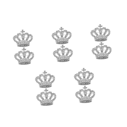 GALPADA 5 Sätze Kronenzirkonbrosche Damen Brosche Kronenbrosche Dekorative Stifte Strass-brosche Korsage Brosche Schal Brosche Kleid Brosche Legierung Silver 2 Stück * 5 von GALPADA