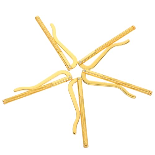 GALPADA 5 Stück Geldklammer Metall Clip mit Federmechanismus Langlebiger Ersatz für Geldscheine Passend für Herren Geldbörsen und Kartenhalter Einfache Werkzeug von GALPADA