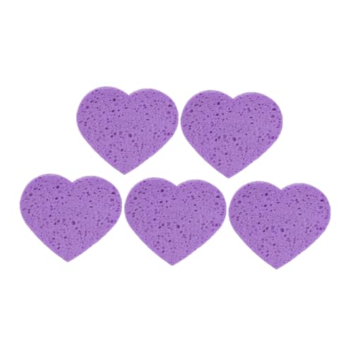 GALPADA 5 Stück Sanfte Wiederverwendbare Make Up Entferner Pads aus Weichem Holzstoff für Gesichtspflege und Peeling Violett GALPADA 5 Stück Sanfte Wiederverwendbare Make Up Entferner Pads aus Weichem Holzstoff für Gesichtspflege und Peeling Violett von GALPADA