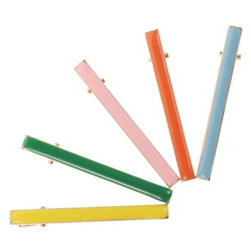 GALPADA 5stücke Dekorative Haarspangen Aus Legierung Haarnadeln Haarspangen Für Damen Und Mädchen in Orange Grün Gelb Und Blau Modischer Haarschmuck von GALPADA