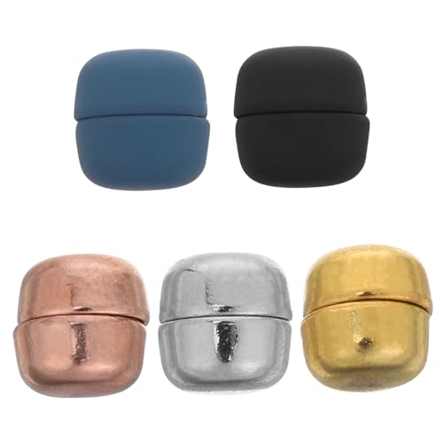 GALPADA 5 Stück Teiliges Magnetische Schalspangen Vielseitige Hijab Clips Bunte Runde Magnete kein Ziehen Sicherer Halt für Schals Tücher Kleidung Elegante Ansteckbroschen von GALPADA