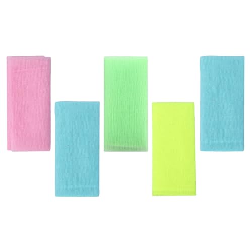 GALPADA 5 Stücke Peeling Badetücher Rückenschrubbtuch Superweiches Peeling Handtuch für Familien für Körperreinigung von GALPADA