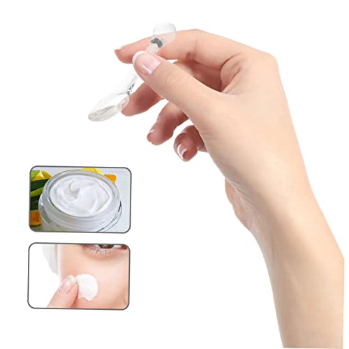 GALPADA 5 Stück Teiliges Portable Augencreme Spatel aus Transparentem Material Kleiner Massage Löffel zur Erhöhung der Durchblutung zur Linderung von Augenmüdigkeit für Präzise Anwendung von GALPADA