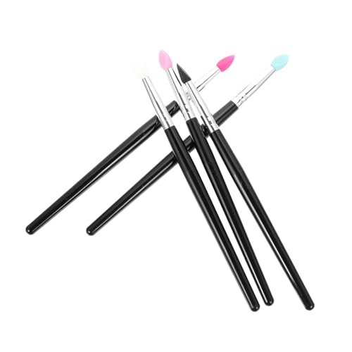 GALPADA 5 Stück Teiliges Silikon Augen Make Up Pinsel für Lidschatten und Lippen Komfortable Anwendung Leicht zu Reinigen für und Mädchen Tragbar für Kosmetiktasche GALPADA 5 Stück Teiliges Silikon Augen Make Up Pinsel für Lidschatten und Lippen Komfortable Anwendung Leicht zu Reinigen für und Mädchen Tragbar für Kosmetiktasche von GALPADA