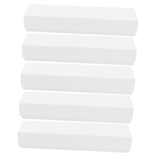 GALPADA 5 Stück Teiliges Stifte Aufbewahrungsset aus Papier mit Schwamm Innenfutter Geschenkbox für Schüler und Freunde Rechteckige Stationery Case Sichere und Praktische von GALPADA