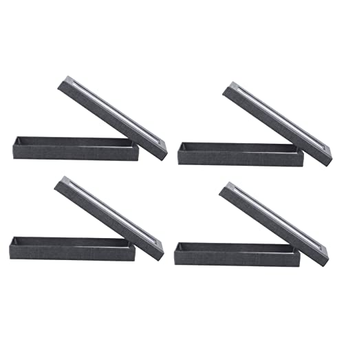 GALPADA 5 Stück Teiliges Stiftebox aus Papier mit Transparentem Sichtfenster Kreative Aufbewahrungsbox für Einzelne Füllfederhalter Schützend und Praktisch Geeignet für Schule und Zuhause von GALPADA