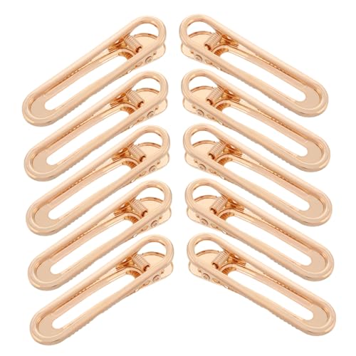 GALPADA 50 Stück Goldene Hohle Kleine Haarklammern Alligator Clips DIY Haarschmuck Bastelset für Frauen Haarspangen Vielseitig für Hochzeit Party Alltag von GALPADA
