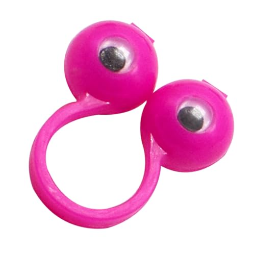 GALPADA 50 Stück Große Augen Fingerpuppen Ringe Bunte Puppen Theater Party Mitbringsel Kreative Lernspielzeuge für Rollenspiele und Spaß Zufällige Farbe Zufällige Farbe von GALPADA