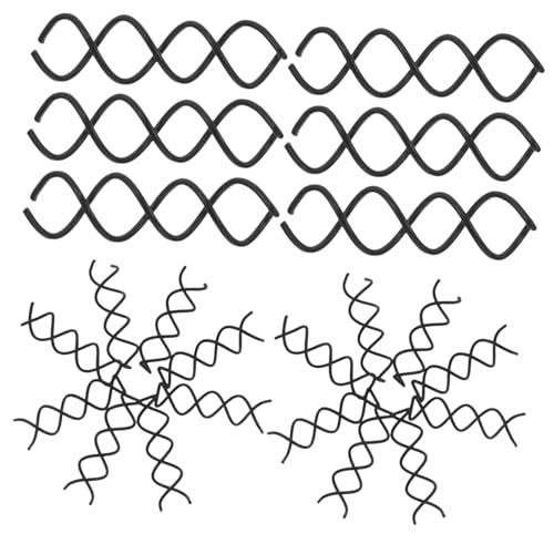 GALPADA 50 Stück Spirale Haarnadeln für Damen Robuste Haarklammern mit Runden Spitzen Zuverlässiger für Dutt und Hochsteckfrisuren Vielseitige Haarspangen als Stylisches Haar Accessoire von GALPADA