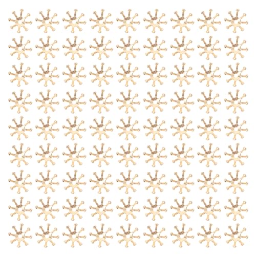 GALPADA 50 Stücke Blumen Haarnadeln Selbstgemacht Bastelmaterial für Hochzeiten Weihnachtsdekoration und Partys Kunstblumen Haarschmuck Zubehör von GALPADA