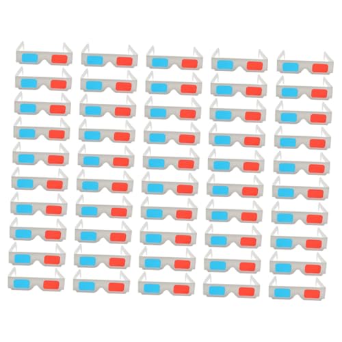 GALPADA 50stücke Brille Karton Anaglyphenbrille Für Filme Spiele Dvds Etc Leicht Und Tragbar GALPADA 50stücke Brille Karton Anaglyphenbrille Für Filme Spiele Dvds Etc Leicht Und Tragbar von GALPADA