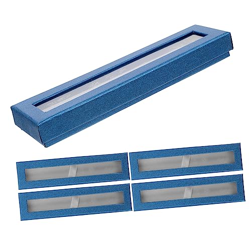 GALPADA 5Er-Packung Unterschrift Federmäppchen Leere Stiftschachteln kleines Federmäppchen Boxen mit Klarsichtfenster Etui Stiftboxen leer Stiftverpackung Boxen für Stifte Papier Blau GALPADA 5Er-Packung Unterschrift Federmäppchen Leere Stiftschachteln kleines Federmäppchen Boxen mit Klarsichtfenster Etui Stiftboxen leer Stiftverpackung Boxen für Stifte Papier Blau von GALPADA