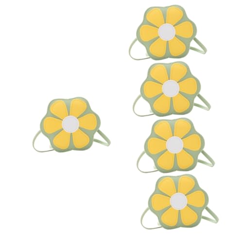 GALPADA 5stücke Kids Umhängetasche Mit Blumenmotiv Leichte Und Praktische Kindertasche Für Outdoor-aktivitäten Reisen Und Einkaufen Aus Strapazierfähigem Pu von GALPADA