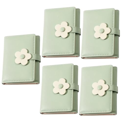 GALPADA 5stücke Einfacher Stil Student Geldbörse Mit Blumenmuster Faltbare Koreanische Damen Geldtasche Modisches Pu Wallet Für Mädchen Für Kreditkarten Und Münzen von GALPADA