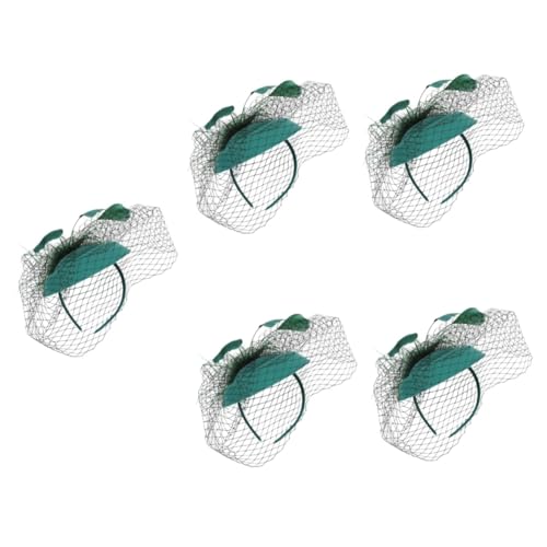 GALPADA 5stücke Fascinator Hut Für Damen Mit Netzdesign Und Retro-voile Eleganter Haarschmuck Für Teeparty Hochzeiten Und Besondere Anlässe Vielseitig Kombinierbar Für Verschiedene von GALPADA