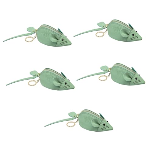 GALPADA 5stücke Lovely Mouse Shape Purse Cartoon Geldbörse Für Frauen Praktisches Kleingeldfach Farblich Zufällig Für Handtasche Und Reise Langlebig Und Leicht Zu Reinigen von GALPADA