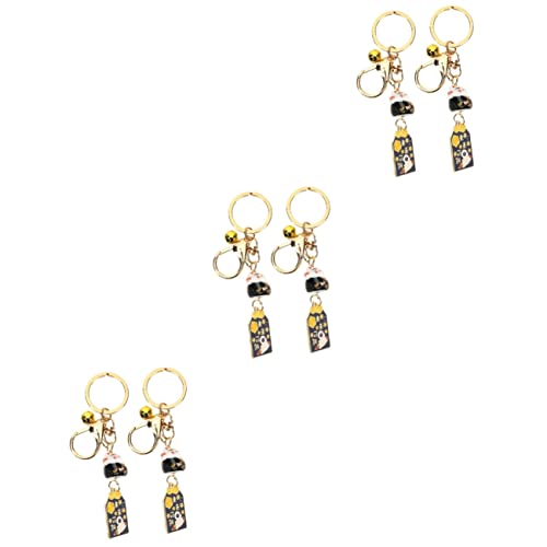 GALPADA 6stücke Japanischer Stil Glückskatzen Schlüsselanhänger Mit Glückssymbol Niedlicher Schlüsselanhänger Für Katzenliebhaber Als Für Festivals Und Anlässe von GALPADA