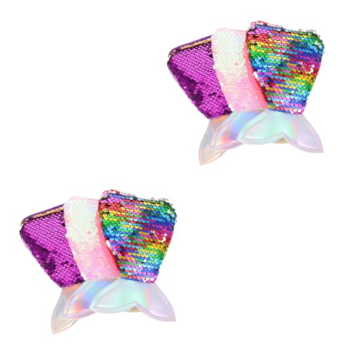 GALPADA 6 STK Meerjungfrau Geldbörse Urlaubstasche Partytüten für Meerjungfrauen Reise-Umhängetaschen funkeln aufbewahrungssack Storage Pockets Glitzer Tasche Geldbörse Kinder Polyester von GALPADA