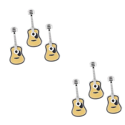 GALPADA 6 Stk Gitarrenbrosche Dekor für Auto kinder dekor geschenke für kinder kindergeschenke dekorative Stifte Weihnachtsstifte Anstecknadel für Gitarre Emaille-Gitarren-Pin Etikett von GALPADA