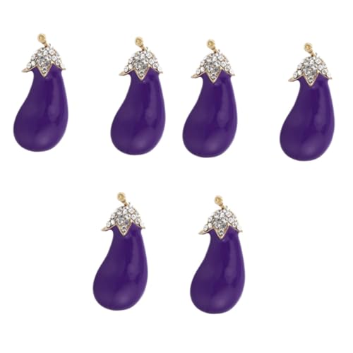 GALPADA 6 Stk Mode Frauen Brustnadel Öltropfen Brosche Strass-brustnadel Strassbrosche Ansteckblume Im Pflanzendesign Fräulein Violett Brustclip Strasssteine von GALPADA