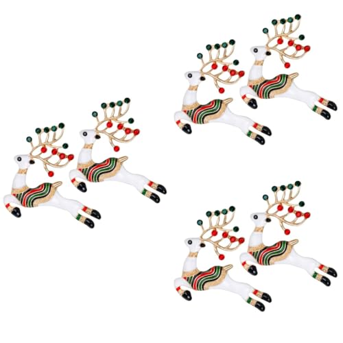 GALPADA 6 Stk Schmuck Reversnadeln weinachts weihnachten weihnachtspullover emaille im knopfloch weihnachtsbroschen und nadeln Brosche aus Legierung Kleidung Corsage von GALPADA