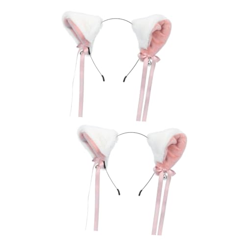 GALPADA 6stücke Teiliges Katzenohren Haarband Weiche Verstellbare Tierohren Für Kostümpartys Cosplay Karneval Niedliches Accessoire Für Erwachsene von GALPADA