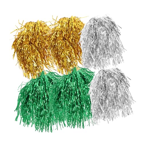 GALPADA 6stücke Teiliges Bunter Glitzerperücken Für Partys Und Cosplay Glänzende Metallische Haarteile Für Erwachsene Für Fotoshootings Und Festliche Anlässe von GALPADA