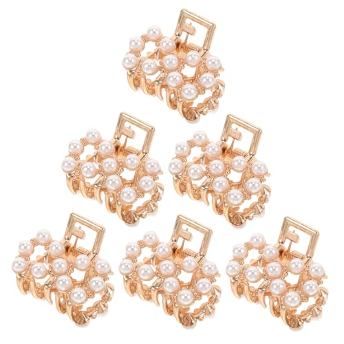 GALPADA 6 Stück Perlen Haarspangen Klauenklammern Mini Accessoires Elegante Perlenklammer Bobby Perlenhaar Damen Kleine Dutt Haarklammern Funkelnde Winzige Haarspange Perlen GALPADA 6 Stück Perlen Haarspangen Klauenklammern Mini Accessoires Elegante Perlenklammer Bobby Perlenhaar Damen Kleine Dutt Haarklammern Funkelnde Winzige Haarspange Perlen von GALPADA