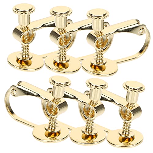 GALPADA 6 Stück Teiliges Clip Ohrring Converter Einfache Anbringung Universelle Ohrclips für Diy Schmuckherstellung Komfortabel Tragbar Vielseitig Dekorierbar für Erwachsene Geeignet von GALPADA