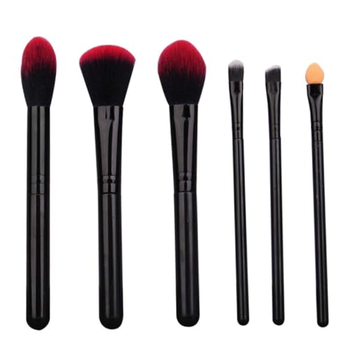 GALPADA 6 Stück Teiliges Make Up Pinsel mit Weichem Borstenmix für Concealer Foundation Lidschatten und Langlebige Bruchsichere Griffe Vielseitig für Präzises Schminken Geeignet von GALPADA