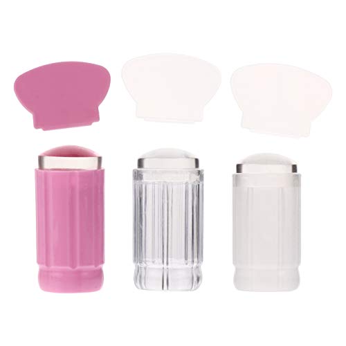 GALPADA 6 Stück Teiliges Silikon Nagelstempel Set Transparente Nagelkunst Stempel mit Schaber DIY Nageldesign Tool für Maniküre und Nail Art GALPADA 6 Stück Teiliges Silikon Nagelstempel Set Transparente Nagelkunst Stempel mit Schaber DIY Nageldesign Tool für Maniküre und Nail Art von GALPADA