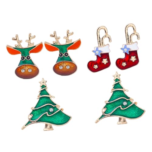 GALPADA 6 Stück Teiliges Weihnachtsbrosche Set mit für Kleidung und Taschen Langlebig und Praktisch für Festliche Anlässe von GALPADA