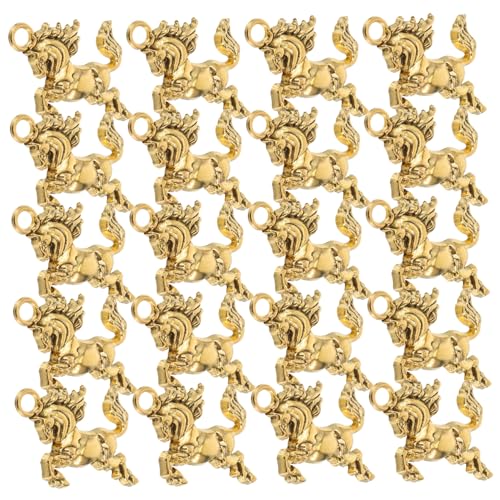 GALPADA 60 Stück Pferdeanhänger Charms DIY Schmuckherstellung 2026 Glücksbringer Für Armbänder Ohrringe Bastelbedarf von GALPADA