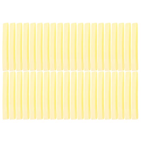 GALPADA 60 Stück Tragbare Kompressions Make up Reinigungs Pads Gelb 80mm*8mm Hautfreundlich Einweg Für Frauen Und Mädchen Gesichtsreinigung Für Reisen Und Haushalt von GALPADA