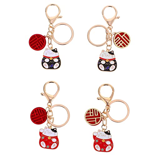 GALPADA 8 STK Glückskatze Schlüsselanhänger Tier-Schlüsselanhänger Handtaschenanhänger schlüsselanhänger personalisiert personalisierten schlüsselanhänger Schlüsselringe Taschen Zubehör von GALPADA