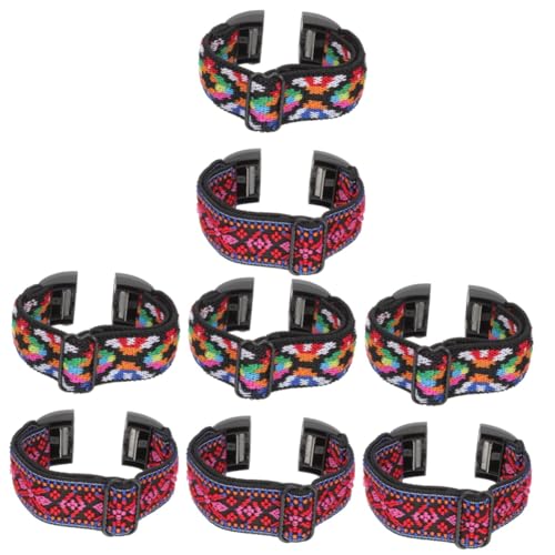 GALPADA 8 Stk Nylonband Damenuhr Stretch-uhrenarmband Gummiband Uhrenarmbänder Für Damen Ersatz Uhrenarmband Armbanduhr Für Damen Stretchband Nylon-uhrenarmband Schleife Elastisch Fräulein von GALPADA