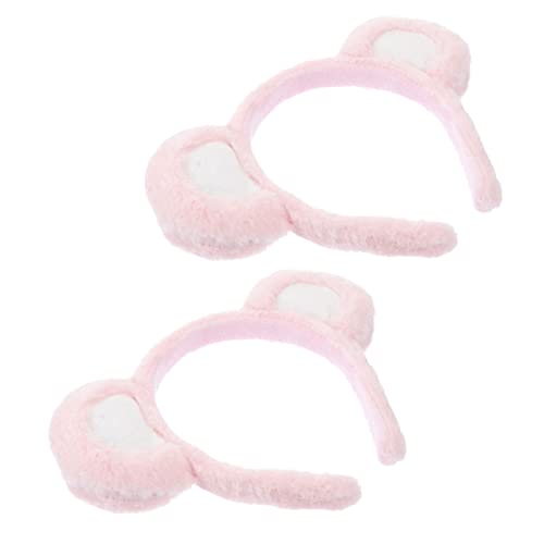 GALPADA Bärwn Ohren Cosplay 8 Stück Bärenohr Stirnband Tragbares Kopfkleid Tier Cosplay Kostüm Haarband Bezauberndes Haarband Bauschiges Wiederverwendbares Stirnband Halloween Kostüm Outfits von GALPADA
