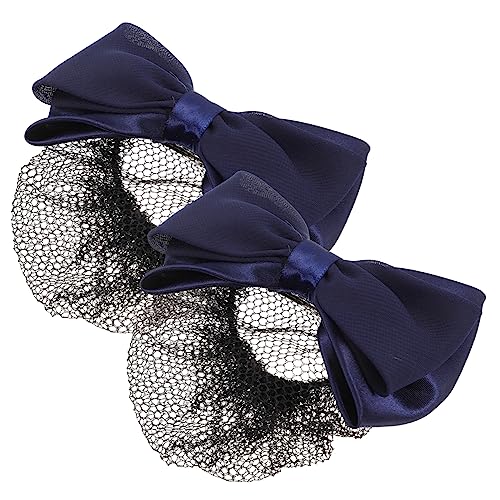 GALPADA 8stücke Haarnetz Mit Schleifen-design Für Damen Elegante Haarschmuck Für Dutt Für Professionellen Einsatz Als Und Besondere Anlässe von GALPADA