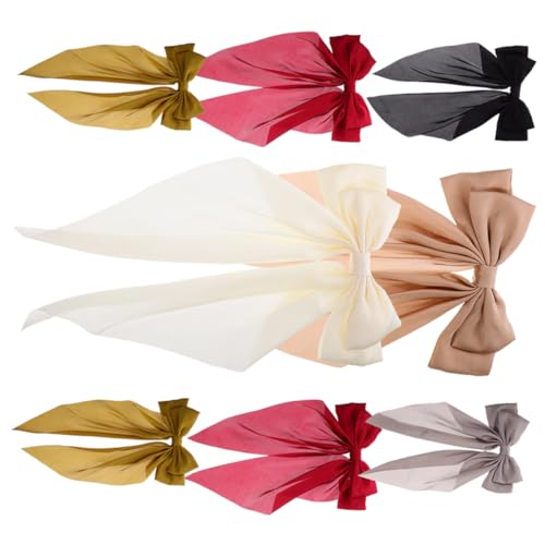 GALPADA 8 Stück Haarschleifen Set für Damen Teilig Bunte Haarspangen für Hochzeiten Partys und Besondere Anlässe Rutschfeste Haarklammern Haaraccessoire für und Mädchen von GALPADA