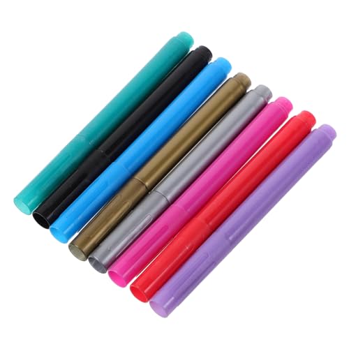 GALPADA 8 Stück Teiliges Abwaschbare Weinglas Marker Vielseitige Malstifte für Gläser für Partys und Kreative Gestaltung von GALPADA