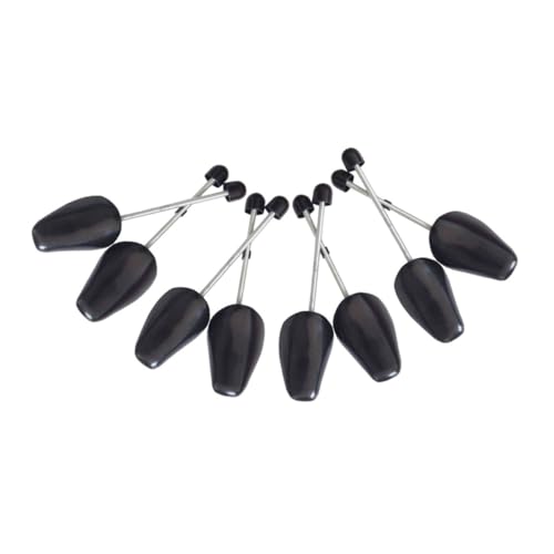 GALPADA 8 Stück Verstellbarer Schuhspanner für Herren und Damen aus Robustem Kunststoff mit Automatischem Federmechanismus zur Schuhpflege und Optimaler Formunterstützung Schwarz von GALPADA